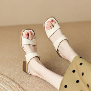 Chic French Style Women’s Sandals - True Garment