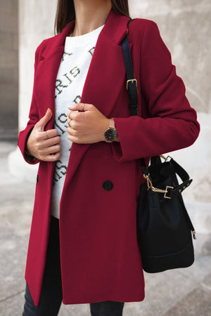 Classic Woolen Coat for Women - True Garment