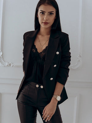 Elegant Double-Breasted Blazer - True Garment