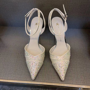 Elegant Hollow Stiletto Heels - True Garment