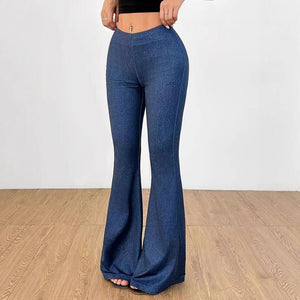 High Waist Bell-Bottom Pants - True Garment