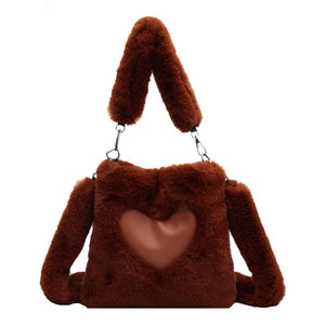 Plush Love Shoulder Tote - True Garment