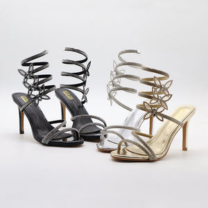 Roman Style Stiletto Heels - True Garment