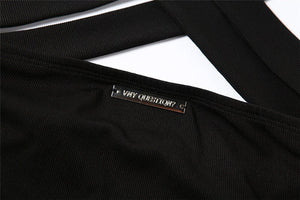 Sexy Backless Straight Neck Dress - True Garment