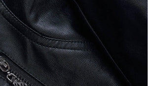 Stylish Motorcycle Leather Jacket - True Garment