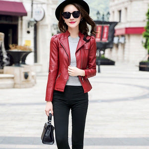 Stylish Motorcycle Leather Jacket - True Garment