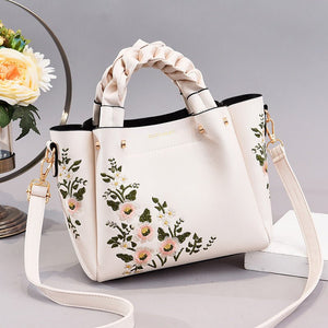 Stylish PU Leather Tote Bag - True Garment