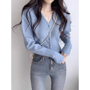 Stylish Short Knitted Cardigan - True Garment