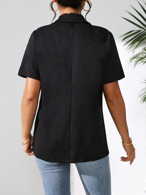 Woman Fashion Solid Color Casual Jacket - True Garment
