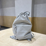 Lightweight Nylon Drawstring Backpack Purse