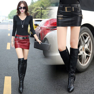 Autumn Winter Slim Mini Skirt - True Garment