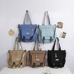 Casual fashion tote bag, stylish large capacity hobo bag, portable crossbody shoulder bag - True Garment