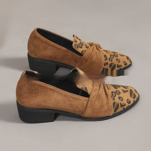 Chic Bow Leopard Print Pumps - True Garment
