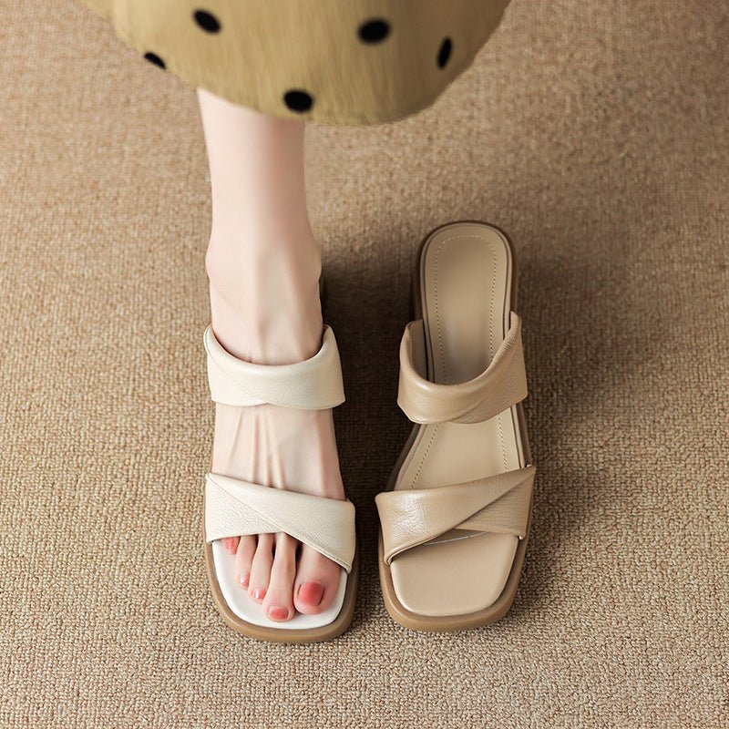 Chic French Style Women’s Sandals - True Garment