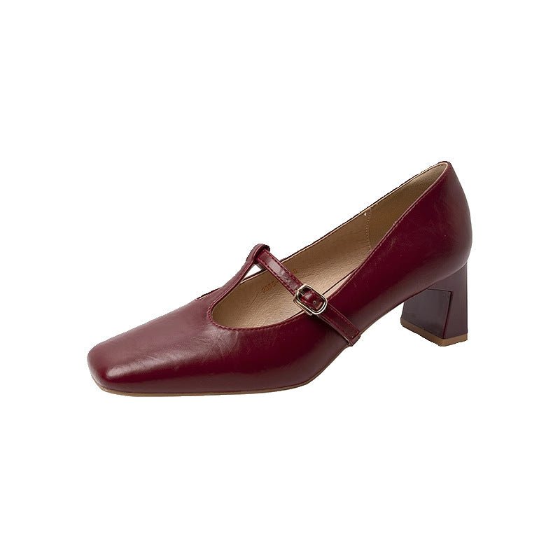 Chic Square Toe Mary Janes - True Garment