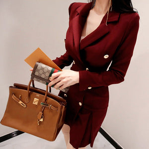 Classic Women’s Double-Breasted Blazer - True Garment