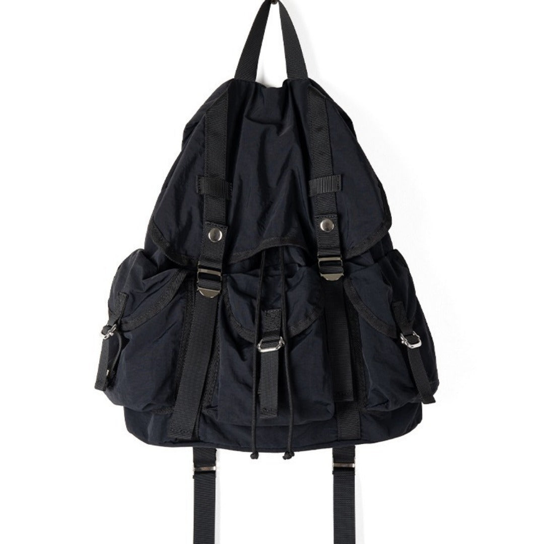 large capacity canvas backpack purse