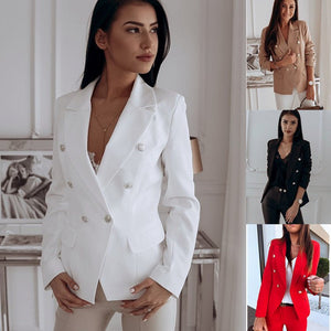 Elegant Double-Breasted Blazer - True Garment