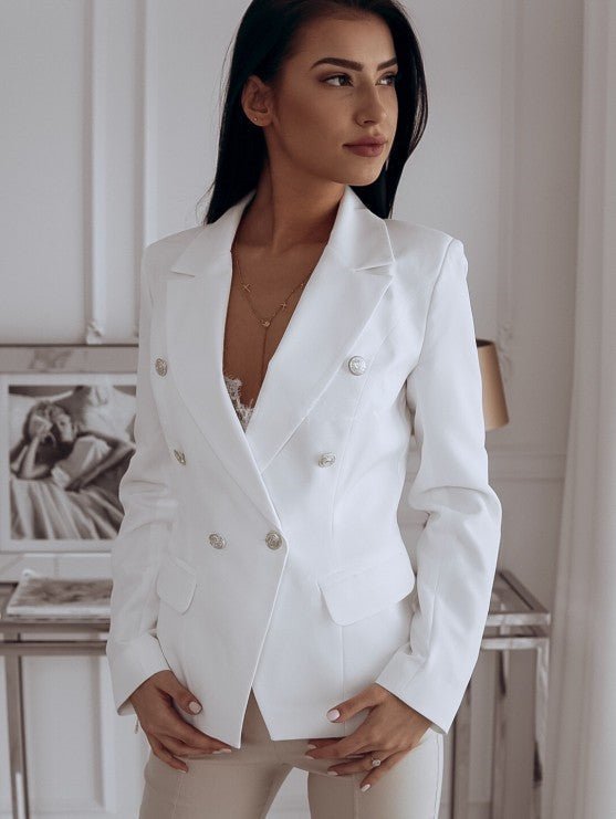 Elegant Double-Breasted Blazer - True Garment