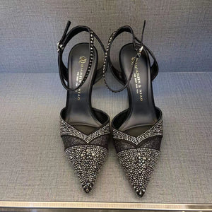 Elegant Hollow Stiletto Heels - True Garment