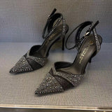 Elegant Hollow Stiletto Heels - True Garment