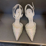 Elegant Hollow Stiletto Heels - True Garment