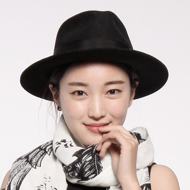 Elegant Woolen Jazz Hat - True Garment