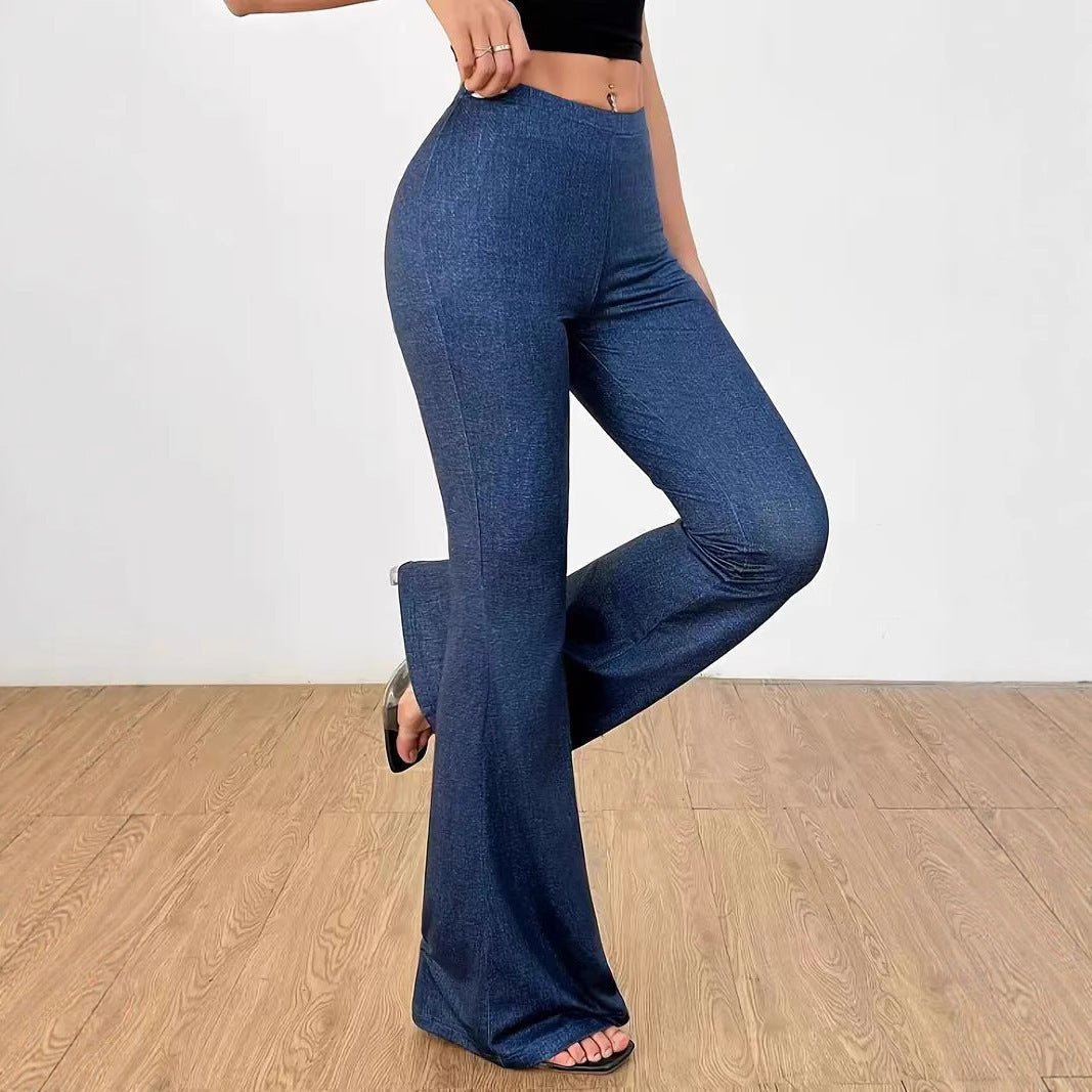 High Waist Bell-Bottom Pants - True Garment