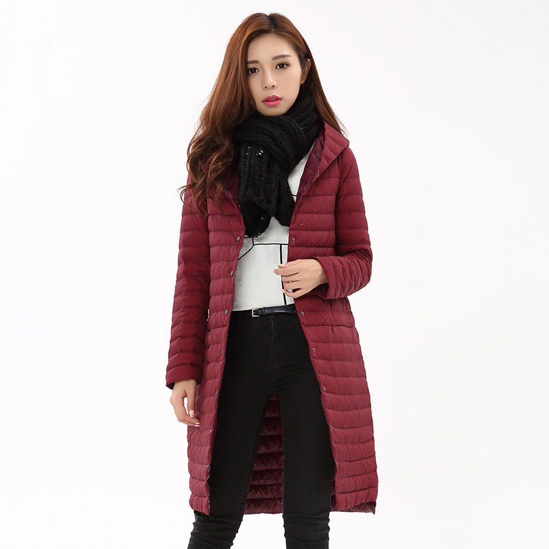 Lightweight Single-Breasted Down Jacket - True Garment