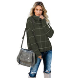 Plaid Street Knit Sweater - True Garment