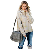 Plaid Street Knit Sweater - True Garment