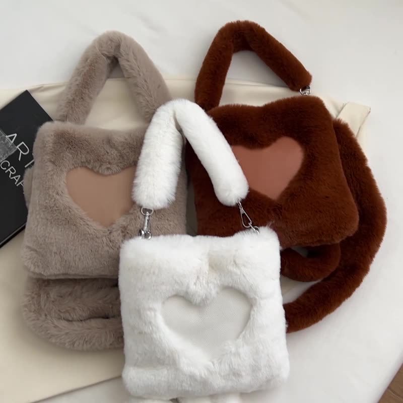 Plush Love Shoulder Tote - True Garment