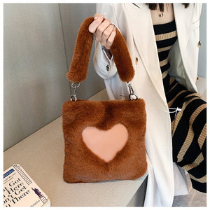 Plush Love Shoulder Tote - True Garment