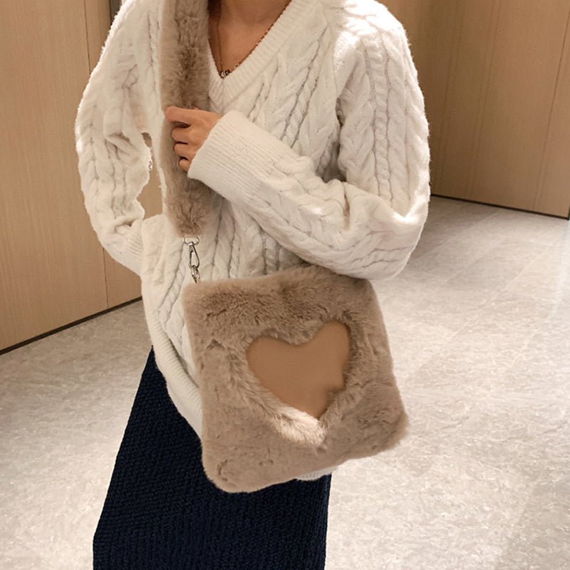 Plush Love Shoulder Tote - True Garment
