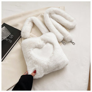 Plush Love Shoulder Tote - True Garment