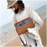 Retro Straw Shoulder Bag - True Garment