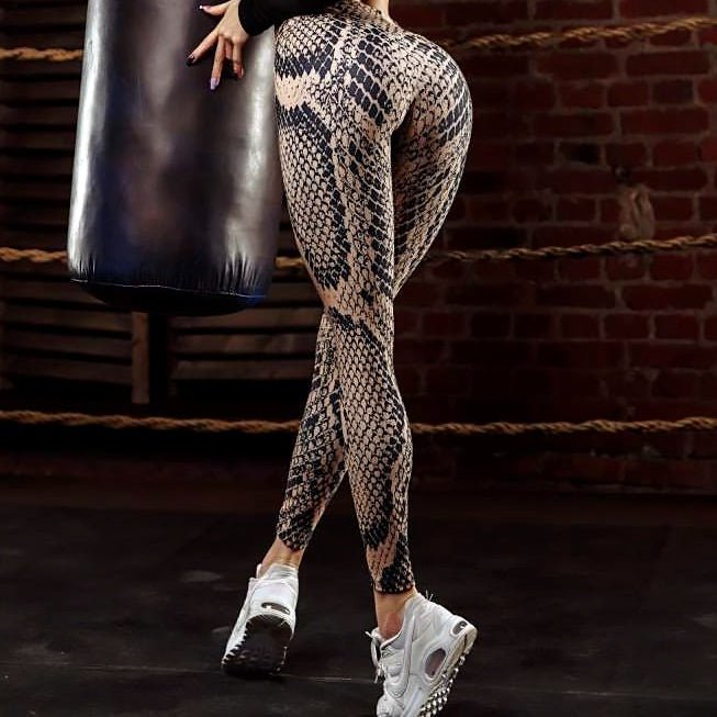 Serpent High-Rise Slim Leggings - True Garment