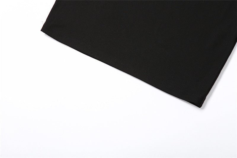 Sexy Backless Straight Neck Dress - True Garment