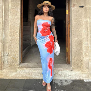 Slim Slit Tube Dress - True Garment