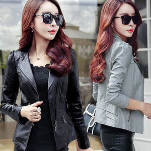 Stylish Motorcycle Leather Jacket - True Garment