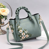 Stylish PU Leather Tote Bag - True Garment