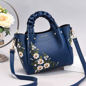 Stylish PU Leather Tote Bag - True Garment