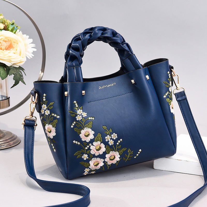 Stylish PU Leather Tote Bag - True Garment