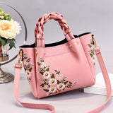 Stylish PU Leather Tote Bag - True Garment
