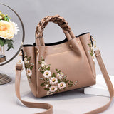 Stylish PU Leather Tote Bag - True Garment