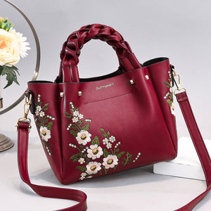Stylish PU Leather Tote Bag - True Garment