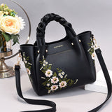 Stylish PU Leather Tote Bag - True Garment