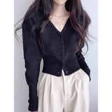 Stylish Short Knitted Cardigan - True Garment