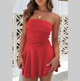 Summer Ruffles Short Dress - True Garment