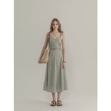Sweet Plaid Halter Dress - True Garment